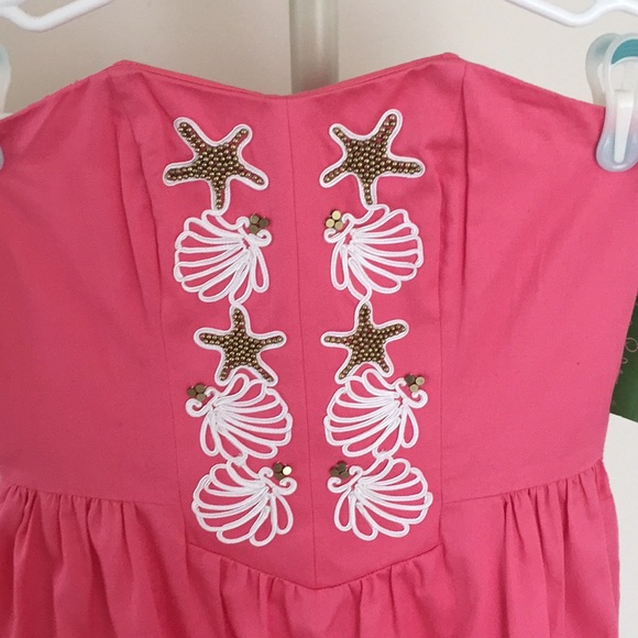 NWT Lilly Pulitzer | Pink Mermaid Dress | 2 - Picture 3 of 5